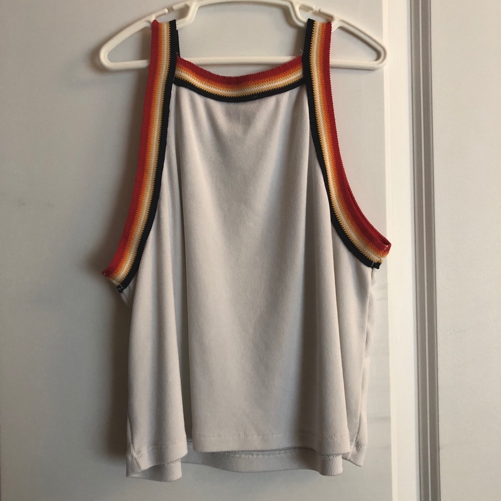 White high-quality tank top
